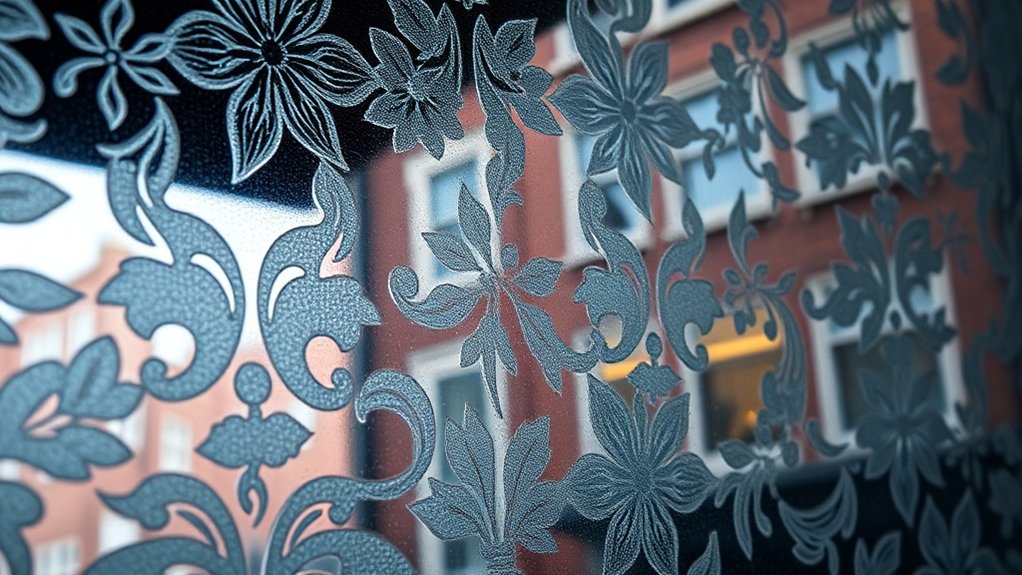 Patterned Decorative Glass Hampstead