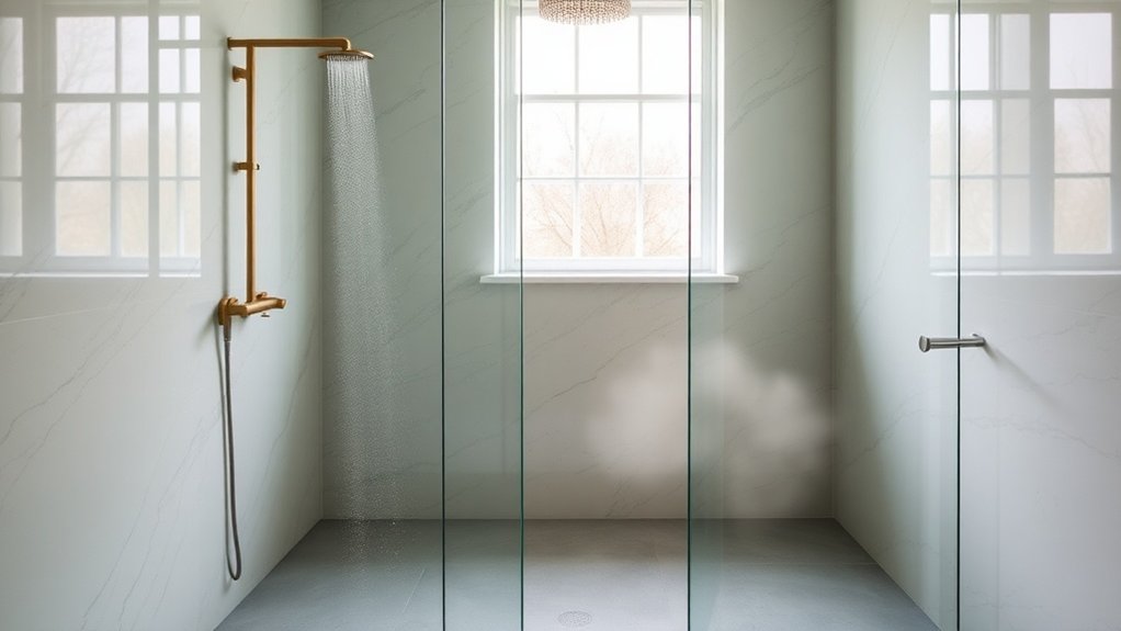 Wet Room Glass Panels Hampstead
