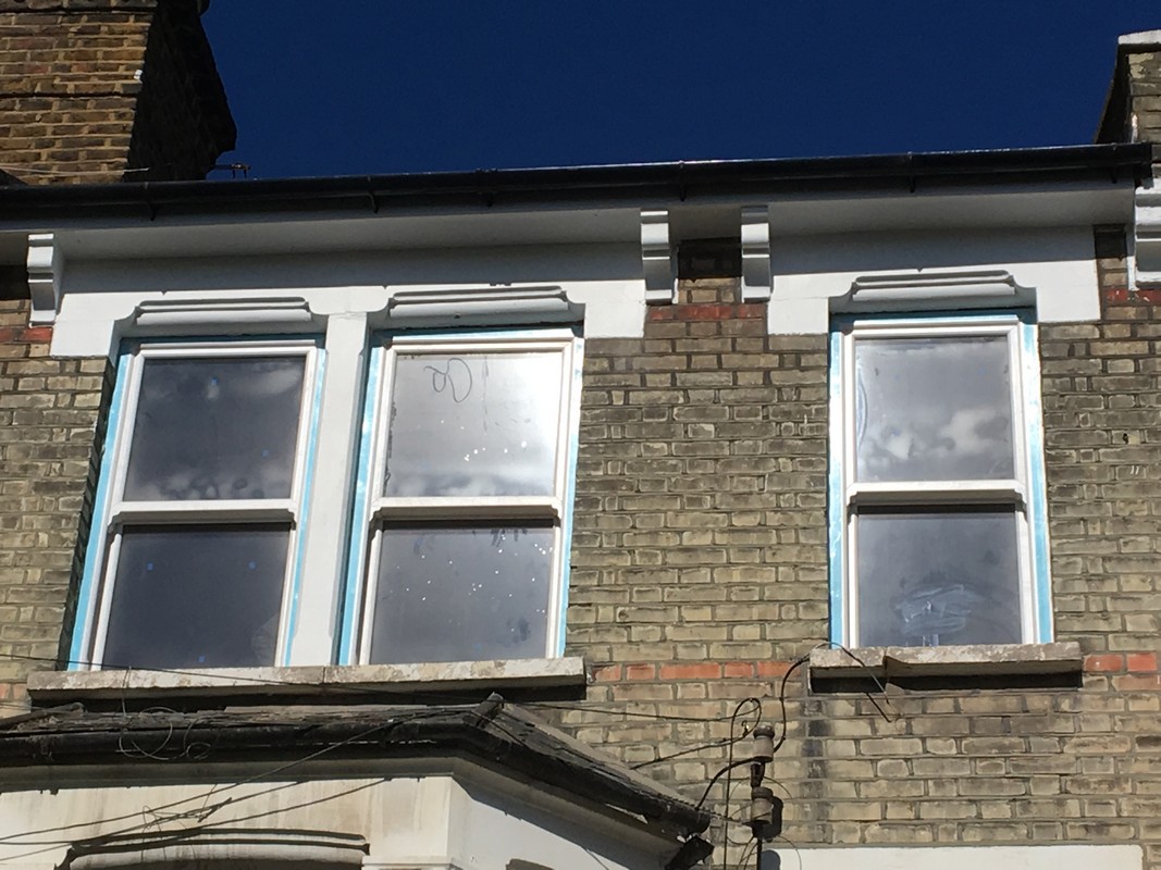 New uPVC sash windows fitted on Victorian terrace in Hampstead